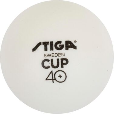 Набір тенісних кульок STIGA Cup 12 шт. ABS, білі