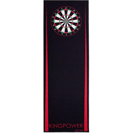 Килимок для дартсу Kingpower, турнірний, захисний, з лінією кидка, 237x80 см, червоний, аксесуари для дартсу