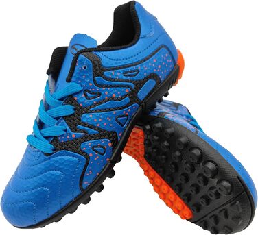 Дитячі футбольні бутси для тренувань на твердих поверхнях. Легкі футбольні кросівки для хлопчиків та дівчаток, розмір 30-40 EU, блакитні