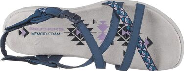 Сандли Skechers Reggae Slim-Vacay для жінок (42 EU, темно-синій ремішок Duraleather)