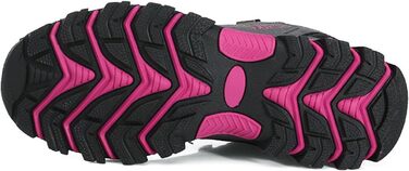 Трекінгові черевики для туризму: чоловічі та жіночі, спортивні, з антиковзким покриттям, зручні, легкі, для гірських походів, напівчеревики, сірі, рожеві, червоні, 40 EU