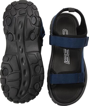 CRESSI Pete Sandal - Унісекс сандалі Cressi Pete для пляжу та води, чорно-синій, 37 EU