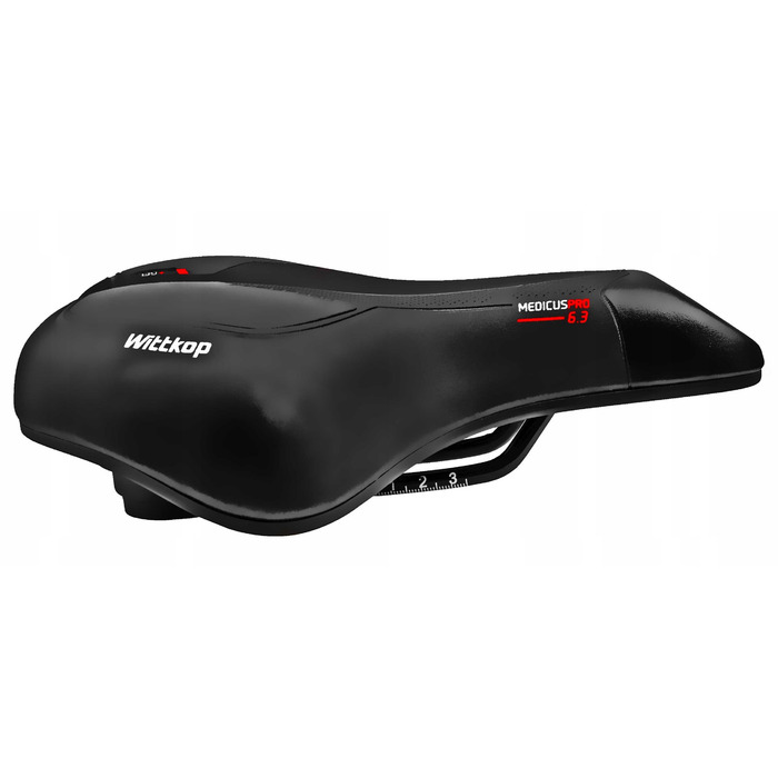 Гелеве велосипедне сідло Wittkop Medicus Pro 6.3 для MTB, трекінгових та міських велосипедів