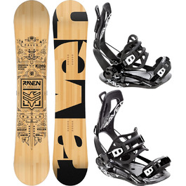 Сноуборд RAVEN Solid Classic + фіксуючі кріплення FT360 Black, 161 см