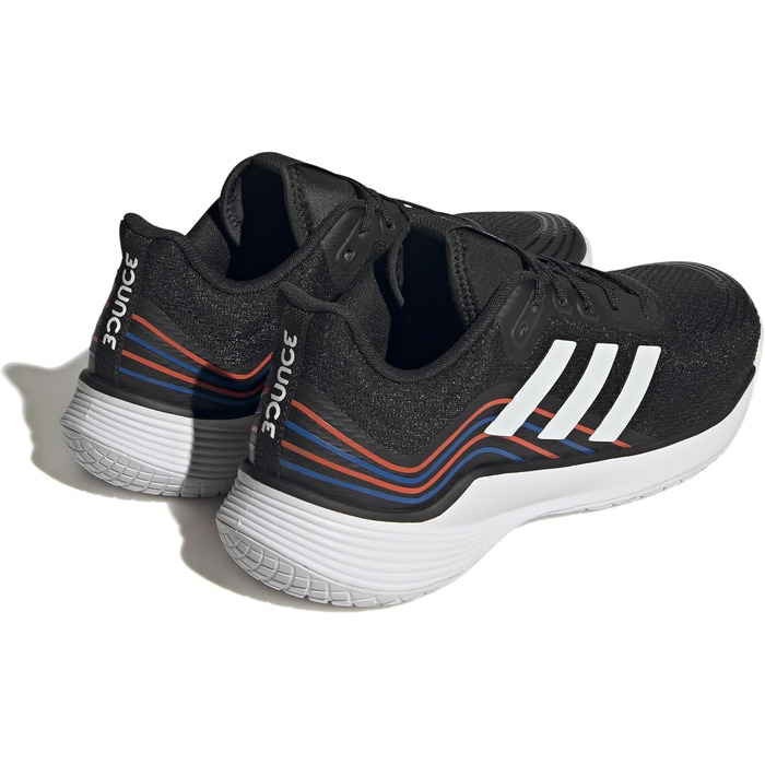 Волейбольне взуття Adidas Novaflight для чоловіків (41 1/3 EU, чорний/білий/червоний)