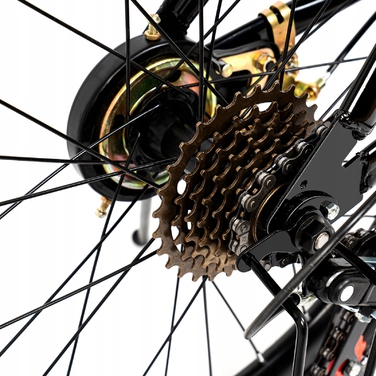 Дитячий гірський велосипед 20 дюймів, 7 швидкостей, навантаження до 85 кг, червоний