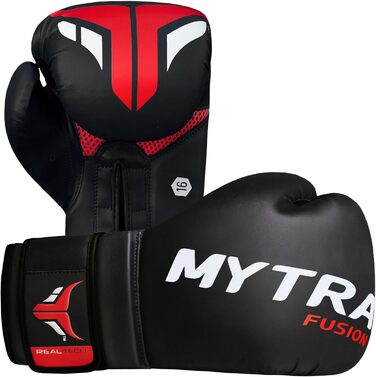 Боксерські рукавички Mytra Fusion 10-16oz для MMA, Муай Тай, кікбоксингу та спарингів, чоловічі та жіночі, тренувальні