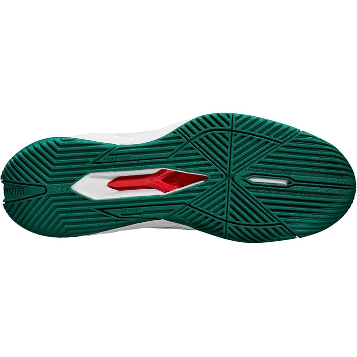 Тенісне взуття Wilson Rush Pro 4.5 для чоловіків, розмір 42 2/3 EU, білий/авенторін