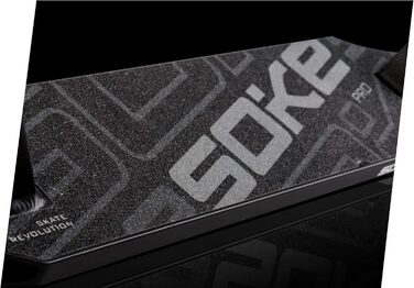 SOKE Stunt Scooter PRO: трюковий самокат для дорослих та дітей, ABEC 9 підшипники, чорно-золотий, вантажопідйомність 100 кг