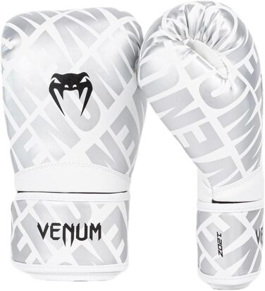 Боксерські рукавички Venum Contender White/Silver 14 Oz, 1.5 XT