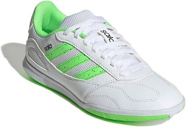 Дитячі футбольні залажні кросівки Adidas Super Sala Competition III, 30 EU, біло-чорні