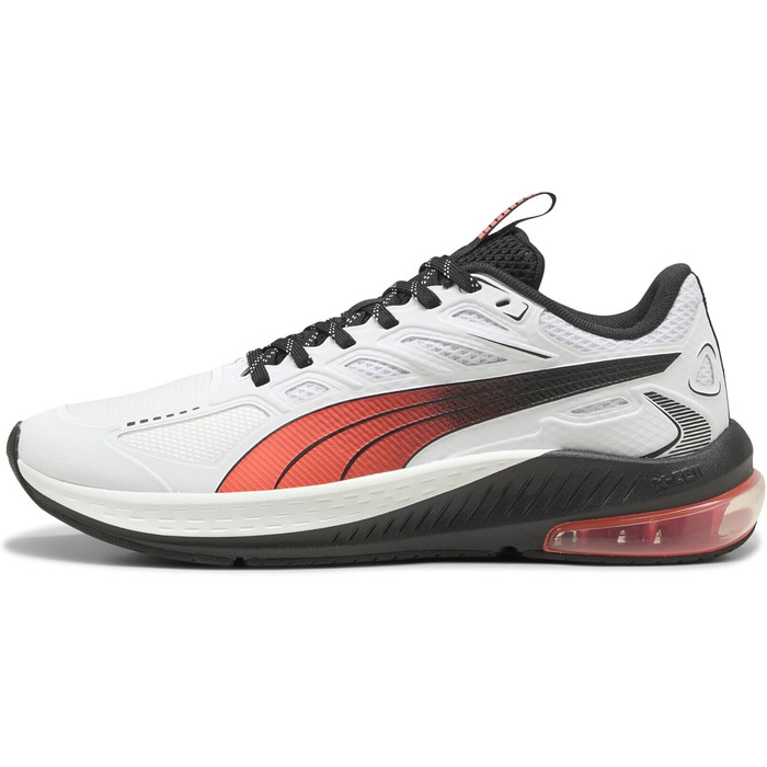 Кросівки Puma X-Cell Lightspeed для чоловіків, білі з червоним світінням, 44 EU