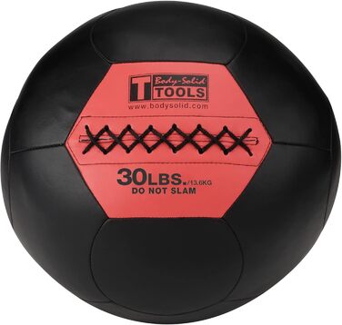 Медбол Body-Solid Soft Shell, не відскакує, для функціональних тренувань, схуднення, зміцнення м'язів, фітнесу, чорний, 6-13,6 кг