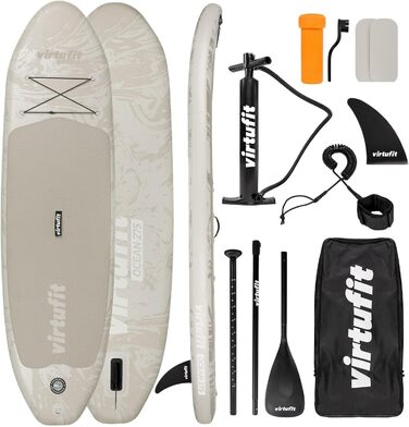 Дошка для SUP VirtuFit серія: Compact, Ocean, Cruiser, Yoga, Voyager, Racer, Surfer, з аксесуарами та сумкою