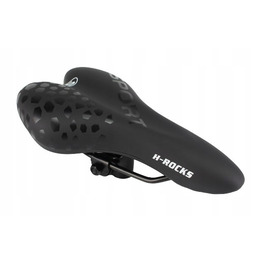 Зручне велосипедне сідло H-ROCKS 37601 для гірських велосипедів (MTB), спортивне, чорне