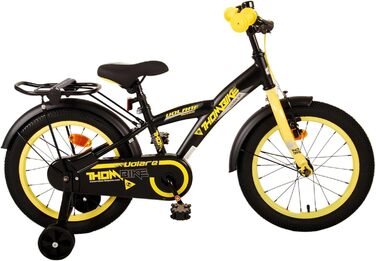 Дитячий велосипед Volare Thombike 16 дюймів для хлопчиків, чорний-жовтий
