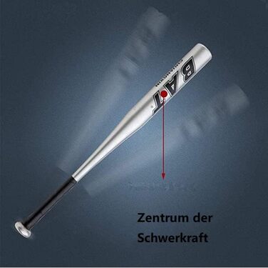 Біта бейсбольна алюмінієва 34 дюйми (86.4 см) багатоколірна, для дорослих та молоді, сірого кольору