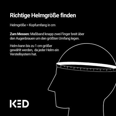 Велошолом KED Rayzon з LED-підсвіткою, унісекс, спортивний дизайн, 17 вентиляційних отворів, вироблено в Німеччині