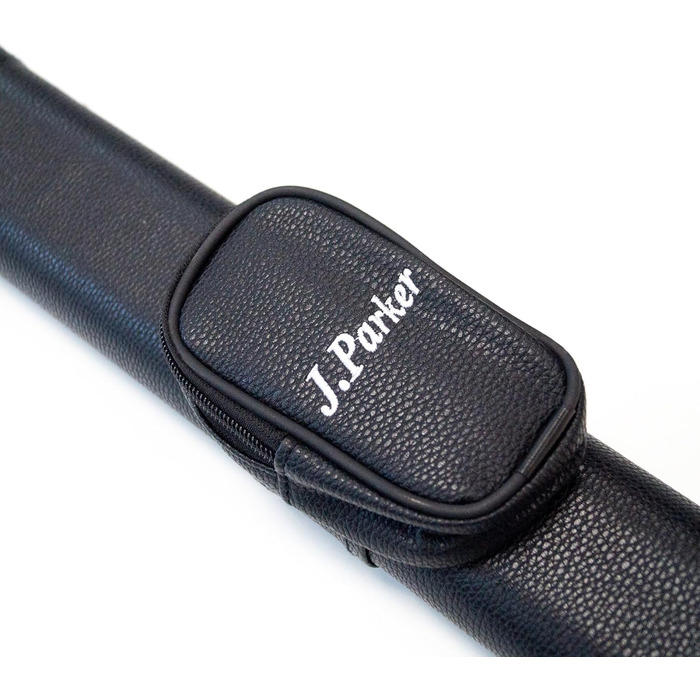 Чохол для більярдної cue J. Parker Billardköcher: для 2-х cue, чорний, 85 см, з аксесуарами та ремінком