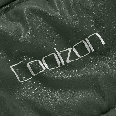 Сплячий мішок Coolzon для кемпінгу та подорожей, 3-4 сезони, дорослий, ультралегкий, компактний, теплий, зелений