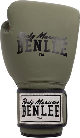 Боксерські рукавички BENLEE Evans 16 oz, шкіра, хакі