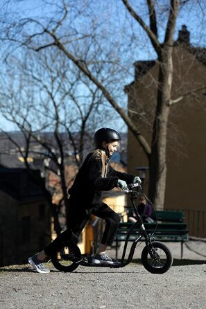 Самокат STIGA Air Scooter для міста, сталевий, алюмінієві диски, ручне гальмо, регульоване кермо, для дітей від 7 років, навантаження до 100 кг