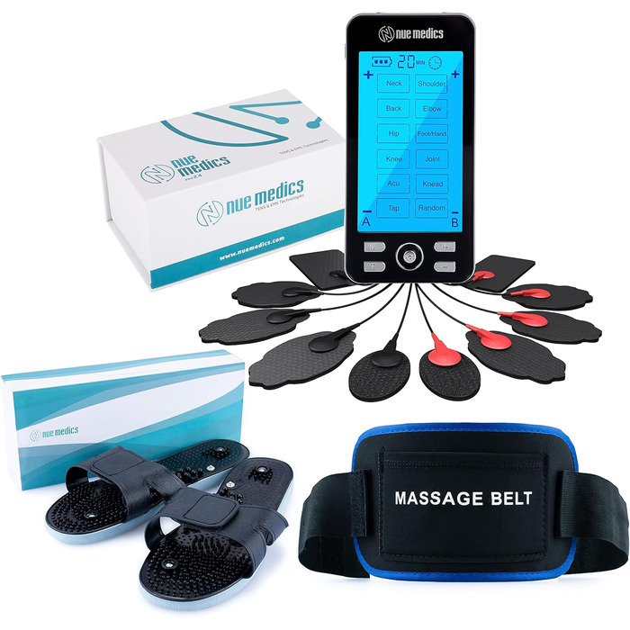NueMedics TENS 24: Мультифункціональний масажер для м'язів та зняття болю (комплект)