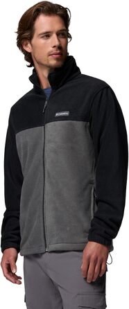 Чоловіча флісова куртка Columbia Steens Mountain Full Zip 2.0 на блискавці, чорна (Black/Grill), розмір L