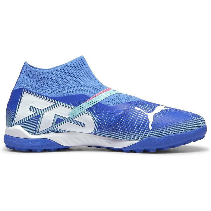 Кросівки футбольні PUMA Future 7 Match+ Ll Tt, 43 EU, блакитний/білий/м'ятний