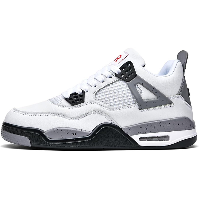 Кросівки Marbury Air 4 Retro: стильні, унісекс, для скейтбордингу, бігу, ходьби та баскетболу. Біло-сірий колір (40 EU)