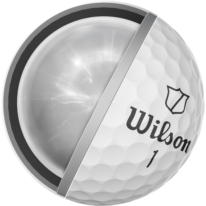 Гольф-м'яч Wilson Staff Model для дорослих, білий