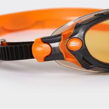 Окуляри для плавання Zoggs Predator Flex Polarized Ultra для дорослих, чорні/помаранчеві