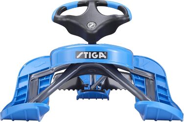 Санки STIGA Snowracer Curve з кермом для дітей від 7 років, багатоколірні