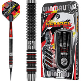 Дротики для дартсу WINMAU Soft Flo Hempel 21г NT90% чорні