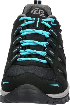 Жіночі трекінгові півчеревики Brütting Mount Frakes Low (42 EU, чорний/турквіс)