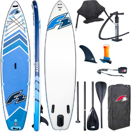 Надувний SUP дошка Campsup F2 AXXIS Combo | SUP для веслування | Комплект з аксесуарами, 11'6", блакитний