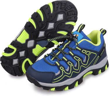 Дитячі кросівки UOVO для ходьби, бігу та активного відпочинку (водонепроникні, антиковзкі) – блакитний, жовтий, 28 EU