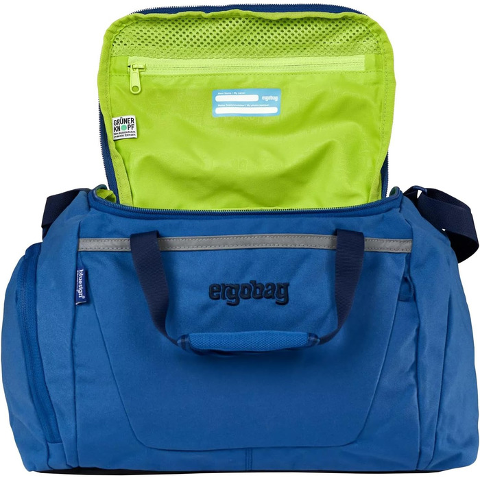 Дитяча спортивна сумка ergobag з відділенням для вологих речей, 20 л, Bärnsteinhöhle, темно-синя