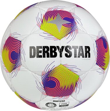 Футбольний м'яч Derbystar Atmos APS v25, офіційний розмір, турнірний, білий