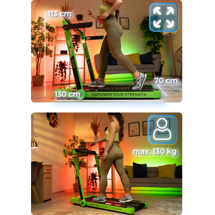 Електрична бігова доріжка Thunder RACE до 130 кг