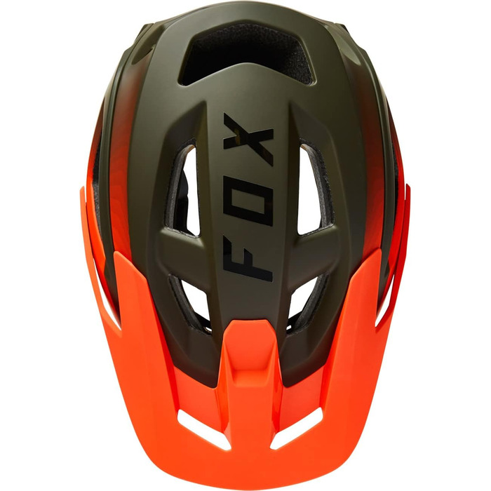 Велосипедний шолом Fox Speedframe Pro Fade чорний/зелений, розмір L, для ендуро та MTB