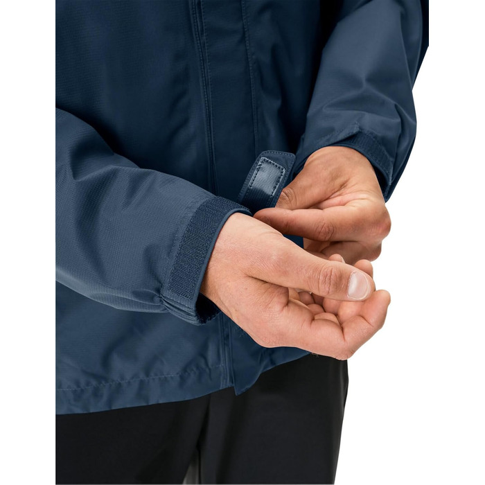 Чоловіча легка вітро- та водонепроникна куртка VAUDE Escape Light Jacket, дихаюча, колір Dark Sea Uni, розмір L