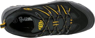 Черевики трекінгові та похідні Brütting Mount Hunter Low Unisex, 44 EU, чорний/жовтий
