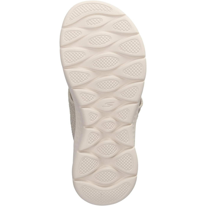 Шльопанці Skechers для жінок (42 EU, Бежевий колір)