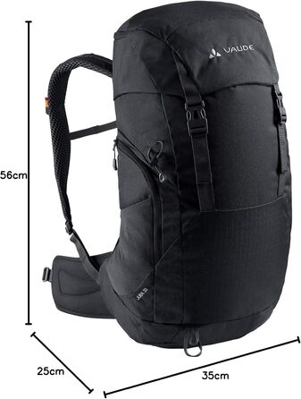 Універсальний туристичний рюкзак VAUDE Jura 32 л, чорний