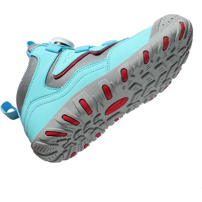 Дитячі трекінгові черевики Kinder: водонепроникні, зручні, дихаючі, антиковзаючі, розміри 27-37, блакитні