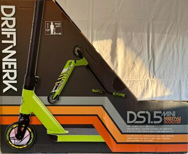 Дитячий трюковий самокат Driftwerk DS1.5 Mini зелений, фрістайл самокат для дітей