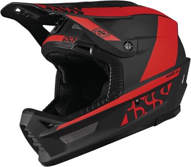 Інтегральний шолом IXS Xult DH для MTB, E-Bike, BMX, унісекс, червоний, розмір L