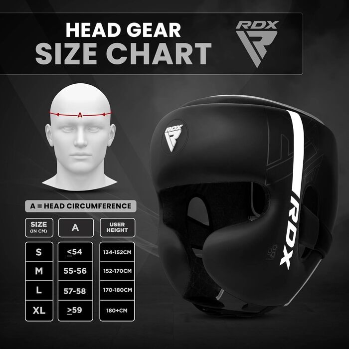 Захисний шолом RDX для боксу, кікбоксингу, MMA, карате, тайського боксу та тхеквондо, Maya Hide шкіра, для спарингів, багаторазовий