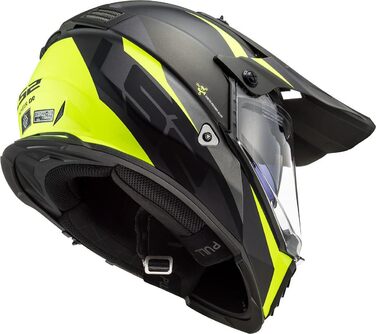 Мотошолом LS2 Pioneer Evo чорний, розмір XL